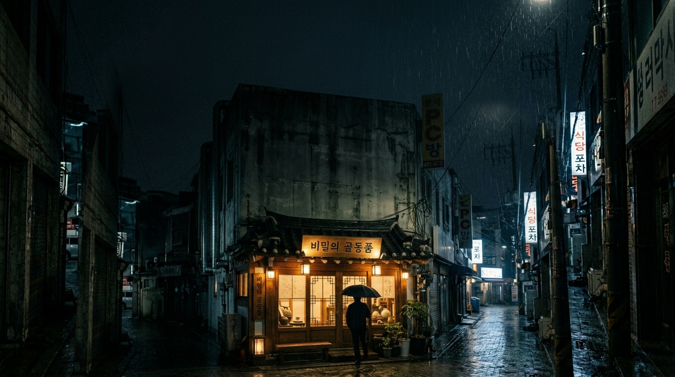 미래의 골동품 가게 비평